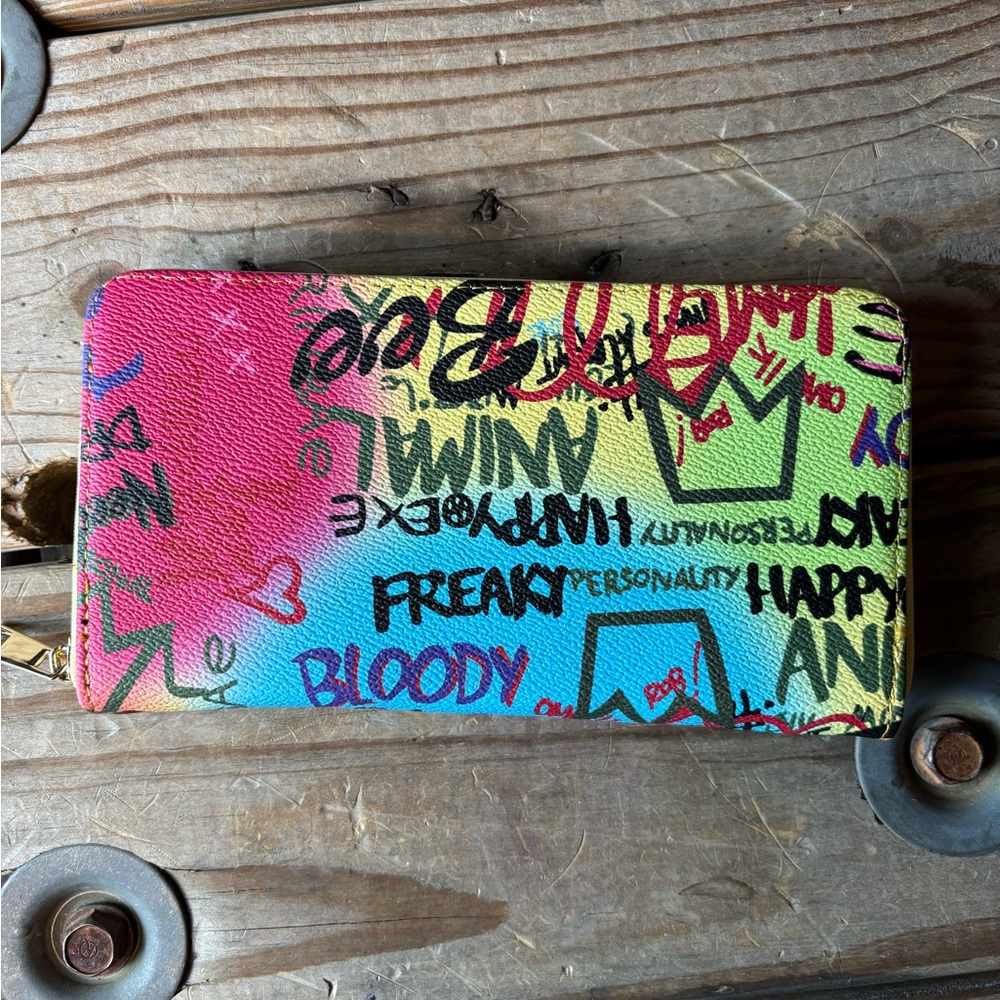 Colorful Graffiti Wallet